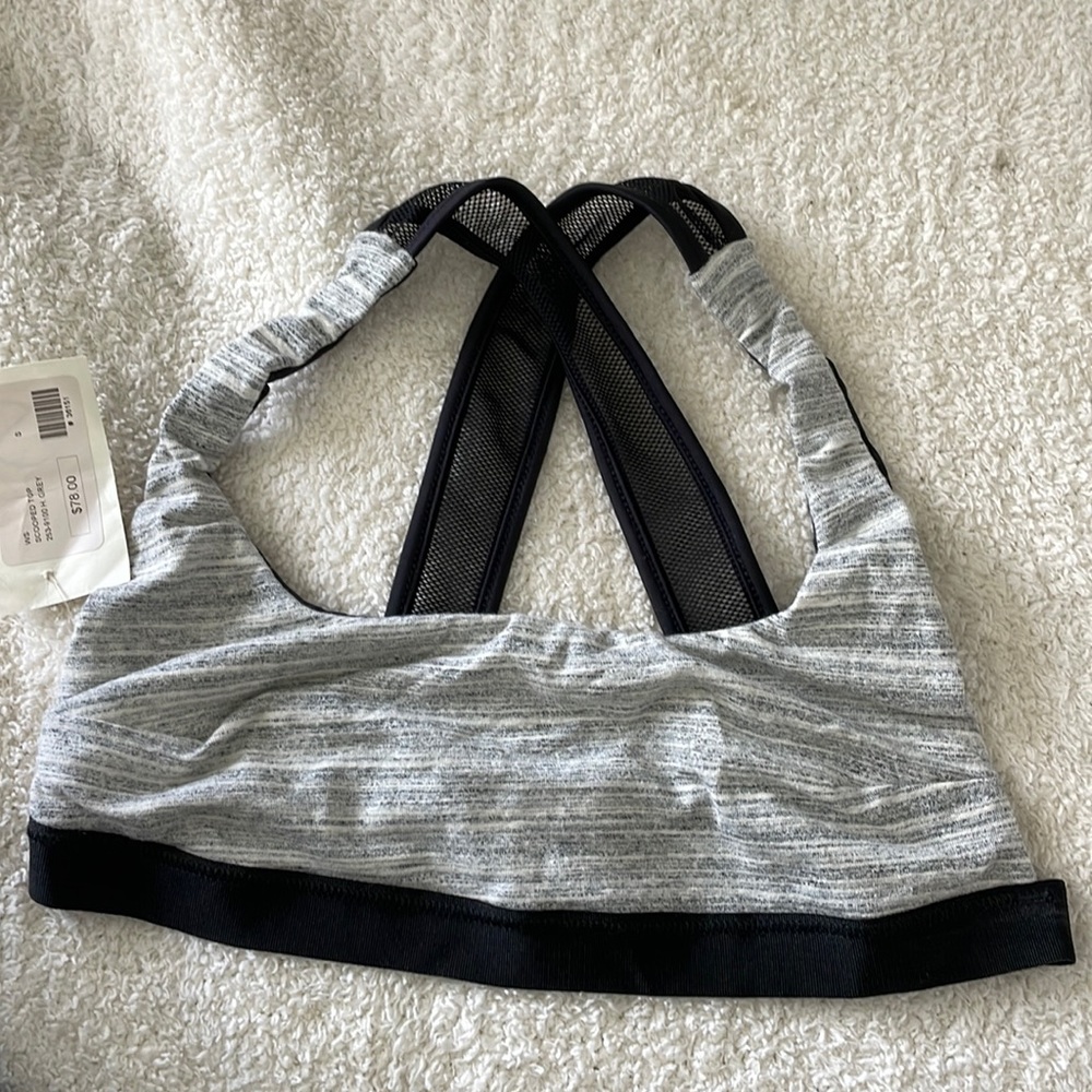 Blue Life Cross Strap Sports Bra *NWT*